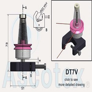 Đĩa tăng lực căng dây Ascotex DT7V – Disc Tensioner